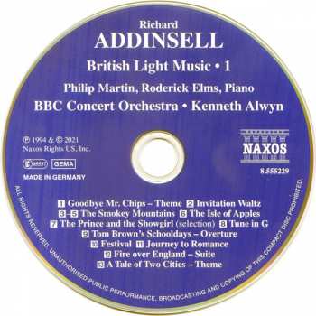 CD Richard Addinsell: British Light Music 325986