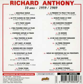 CD Richard Anthony: 10 Ans - 1959 / 1969 359264