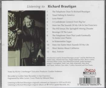 CD Richard Brautigan: Listening To Richard Brautigan 335006