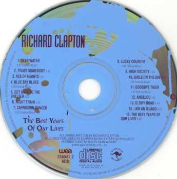 CD Richard Clapton: The Best Years Of Our Lives 491106