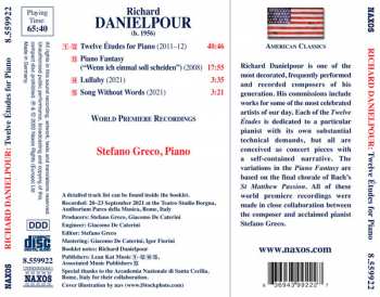 CD Richard Danielpour: Twelve Études For Piano 365836