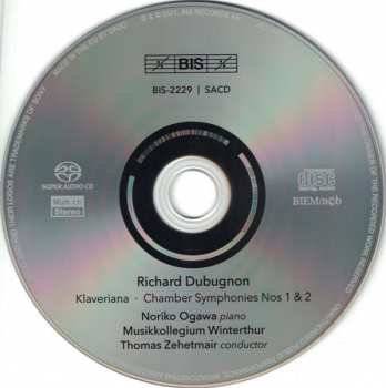 SACD Richard Dubugnon: Klavieriana  • Chamber Symphonies 462556