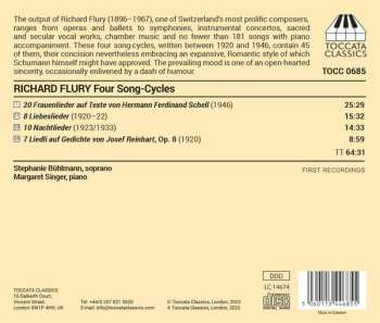 CD Richard Flury: Four Song-Cycles 491975