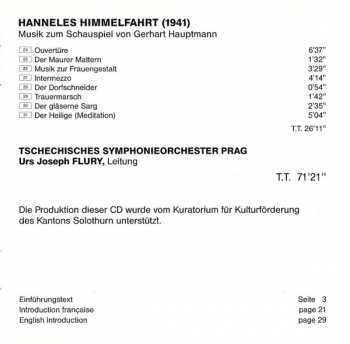 CD Richard Flury: St. Urs Und St. Victor - Hanneles Himmelfahrt 352794