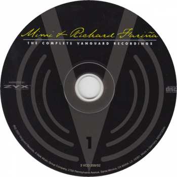 3CD Richard & Mimi Farina: The Complete Vanguard  Recordings 245013