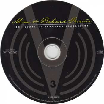 3CD Richard & Mimi Farina: The Complete Vanguard  Recordings 245013