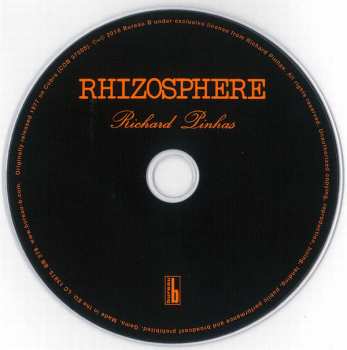 CD Richard Pinhas: Rhizosphere 523514