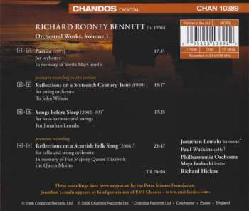 CD Richard Rodney Bennett: Orchestral Works, Vol. 1 462093