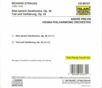 CD Richard Strauss: Also Sprach Zarathustra • Tod Und Verklärung = Death And Transfiguration 279361