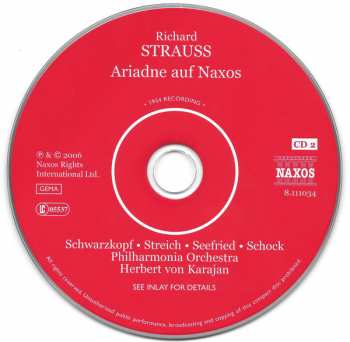 2CD Richard Strauss: Ariadne Auf Naxos 324557