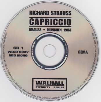2CD Richard Strauss: Capriccio - München 1953 318993
