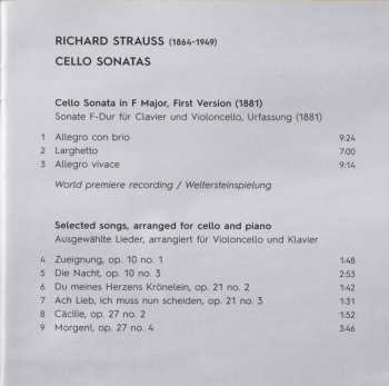 CD Richard Strauss: Cello Sonatas 291172