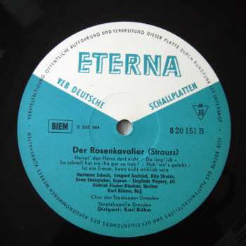 LP Richard Strauss: Der Rosenkavalier  Opernquerschnitt 366335