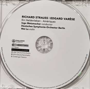 CD Richard Strauss: Ein Heldenleben - Amériques 434254