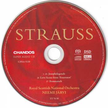 SACD Richard Strauss: Josephslegende (Complete Ballet), Love Scene From 'Feuersnot', Festmarsch 322726