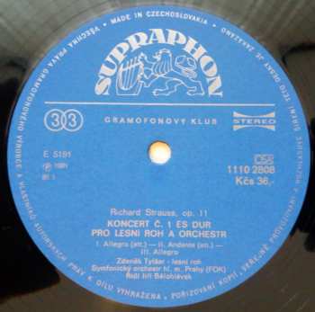 LP Richard Strauss: Koncerty Pro Lesní Roh 524674