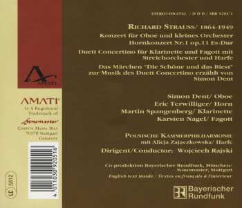 CD Richard Strauss: Konzert Für Oboe / Konzert Für Horn / Duett Concertino / Die Schöne Und Das Biest = Beauty And The Beast 320267