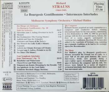 CD Richard Strauss: Le Bourgeois Gentilhomme Op. 60, Intermezzo Op. 72 241245