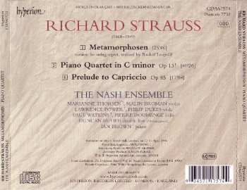 CD Richard Strauss: Metamorphosen - Capriccio - Piano Quartet 321215