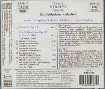 CD Richard Strauss: Ein Heldenleben ● Macbeth 421532