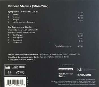 SACD Richard Strauss: Symphonia Domestica & Die Tageszeiten 116450