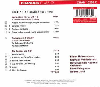 CD Richard Strauss: Symphony In F Minor Op.12 / Six Songs Op.68 320334