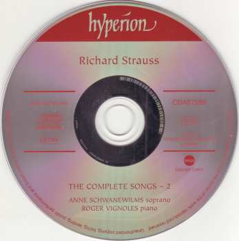 CD Richard Strauss: The Complete Songs - 2 331622
