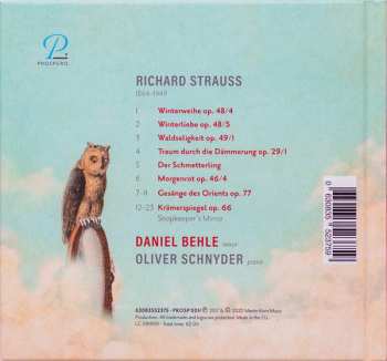 CD Richard Strauss: Un-erhört = Out-rageous (Krämerspiegel And Other Songs) LTD | DLX 486934