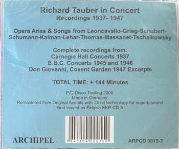 2CD Richard Tauber: Richard Tauber In Concert 1937-47 327288