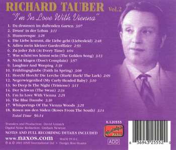 CD Richard Tauber: Vol.2 "I'm In Love With Vienna" 235079