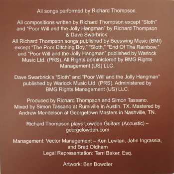 CD Richard Thompson: Acoustic Rarities 100960