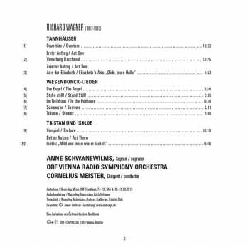 CD Richard Wagner: Anne Schwanewilms Sings Wagner  251741