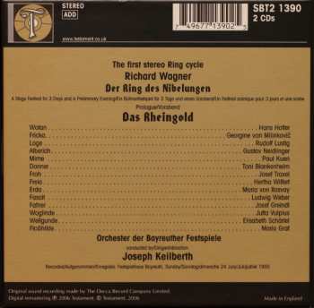 2CD Richard Wagner: Das Rheingold . Recorded Live At The 1955 Bayreuth Festival - First Ever Release 318753