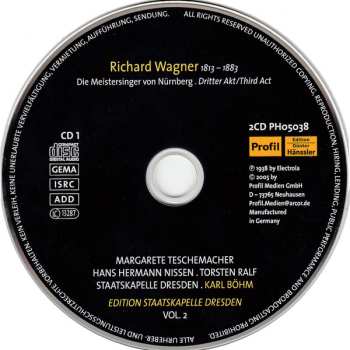 2CD Richard Wagner: Die Meistersinger von Nürnberg, Dritter Akt/Third Act 486950