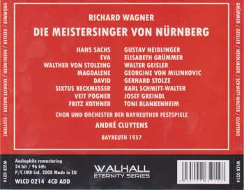 4CD/Box Set Richard Wagner: Die Meistersinger Von Nürnberg - Gesamtaufnahme Bayreuth 1957 305313