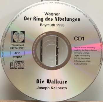 4CD Richard Wagner: Die Walküre, Recorded Live At The 1955 Bayreuth Festival - First Ever Release 318780