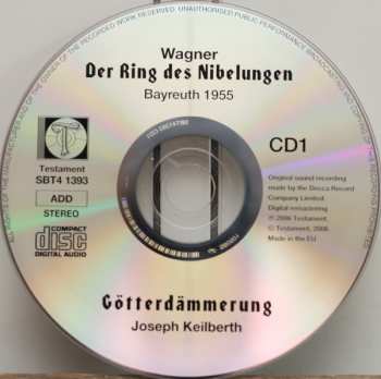 4CD Richard Wagner: Götterdämmerung - Recorded Live At The 1955 Bayreuth Festival - First Ever Release 314247