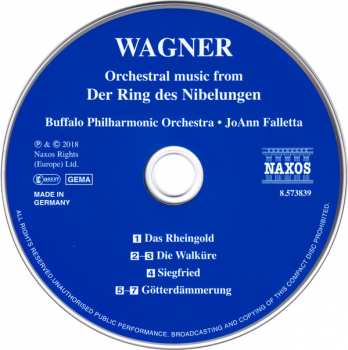 CD Richard Wagner: Orchestral Music From Der Ring Des Nibelungen 306319