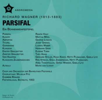 4CD Richard Wagner: Parsifal 326871