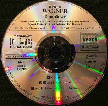 2CD Richard Wagner: Tannhäuser 122060
