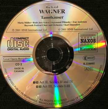 2CD Richard Wagner: Tannhäuser 122060