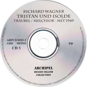 3CD Richard Wagner: Tristan Und Isolde, Metropolitan Opera, New York, 17.12.1949 451501