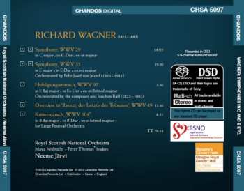 SACD Richard Wagner: Two Symphonies / Overture To Rienzi / Huldigungsmarsch / Kaisermarsch