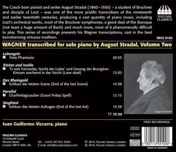 CD Richard Wagner: Wagner Transcribed For Solo Piano By August Stradal, Volume Two 316835