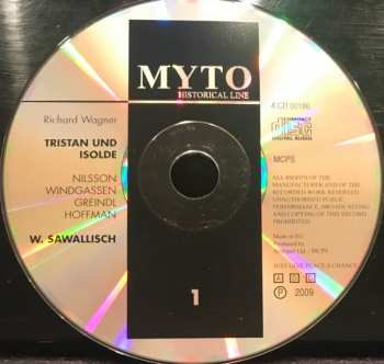4CD/Box Set Richard Wagner: Tristan Und Isolde - Bayreuth 1958 423229