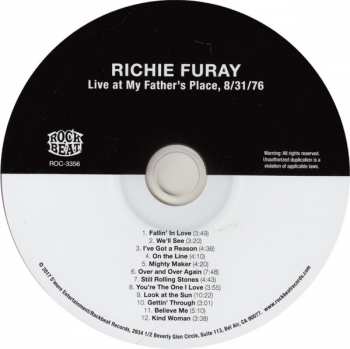 CD Richie Furay: Live At My Father's Place, August 31, 1976 266396