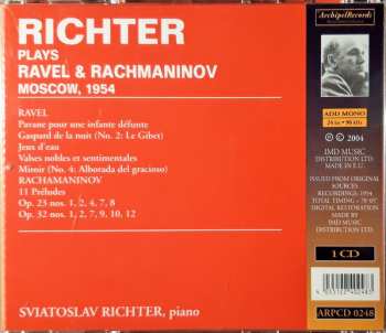 CD Sviatoslav Richter: Ravel, Rachmaninov 444789