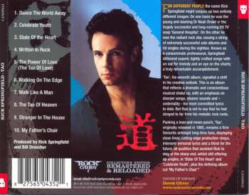 CD Rick Springfield: Tao