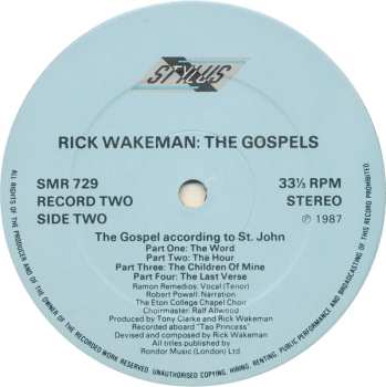 2LP Rick Wakeman: The Gospels