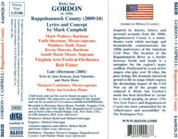 2CD Ricky Ian Gordon: Rappahannock County (2009/10) 463039